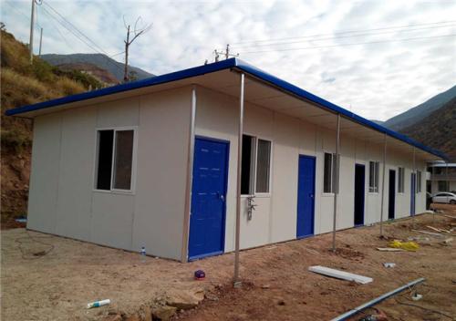 T式簡易單層活動房案例-云南老山邊界