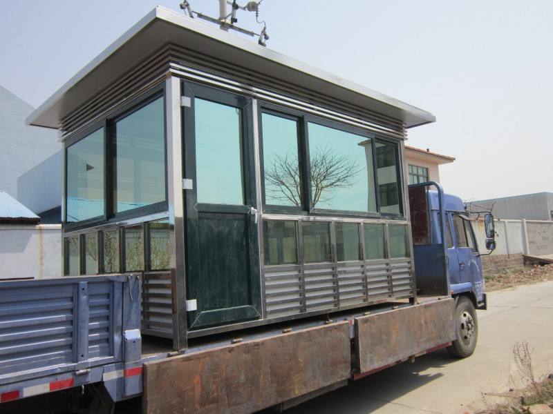 移動玻璃崗亭成品